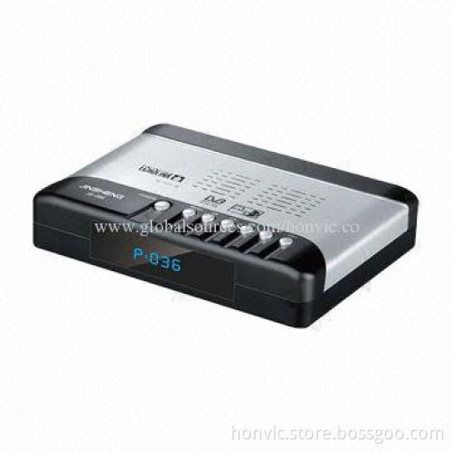 DVB-T2 Digital Set-top Box with One USB2.0 and HDMI®, PAL/NTSC Auto-conversion